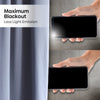 Blackout Solid Essential Drape Pack Of 2 Curtain, Mocha