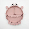 Baby Crab Silicon Suction Plate With 3 Section Plate, (4Months+)