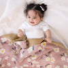 Petel Pink 100% Cotton Knitted All Season AC Blanket 0- 2 years