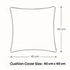Rooted Regal 100% Cotton Digital Printed Cushion Covers, Pack of 5