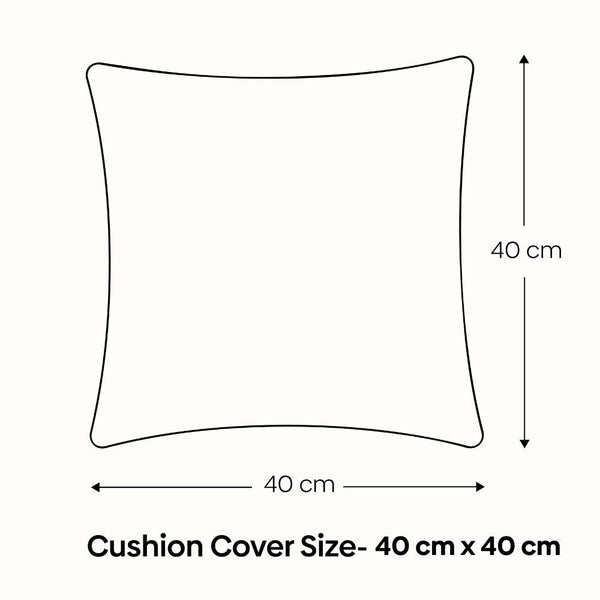 Orchid Courtyard Charm 100% Cotton Cushion Covers, Pack of 2
