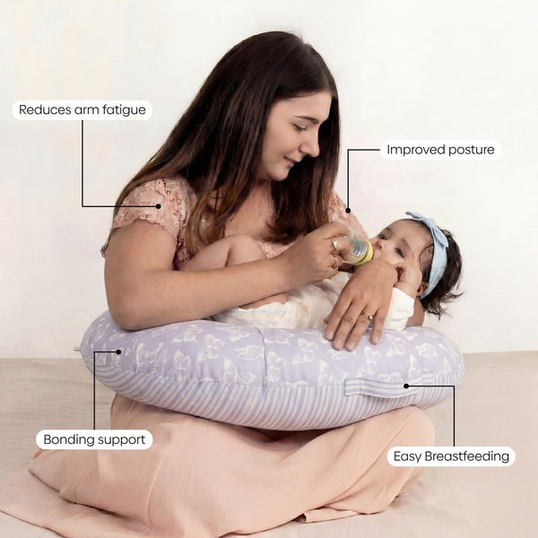 Fiona 100% Cotton Multipurpose Feeding/Nursing pillow