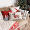 Knitted and Embroidered Decorative Cushion Cover, Starry Night