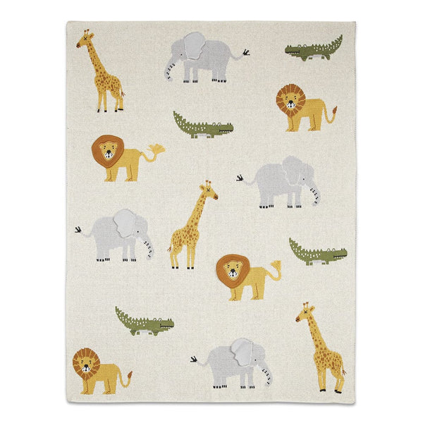 Jungle Party Cotton Knitted All Season AC Blanket