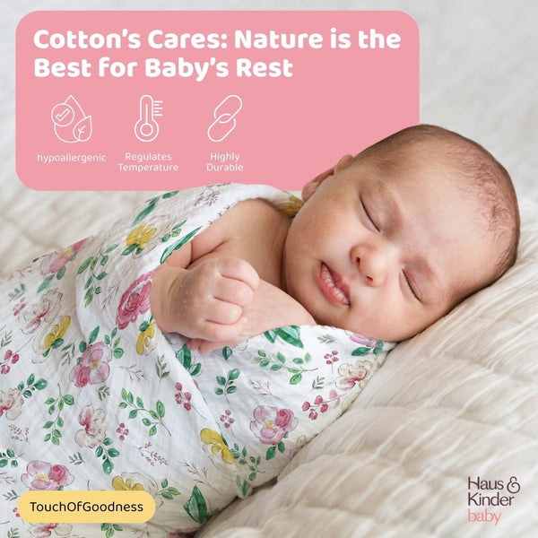Little Sunshine Collection 100% Cotton Muslin Swaddle Pack Of 3