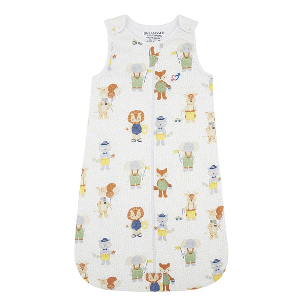 Dreamsack Cotton Sleep Sack, Quilted Layer, (6+ months), TOG 1.5, Jungle Party