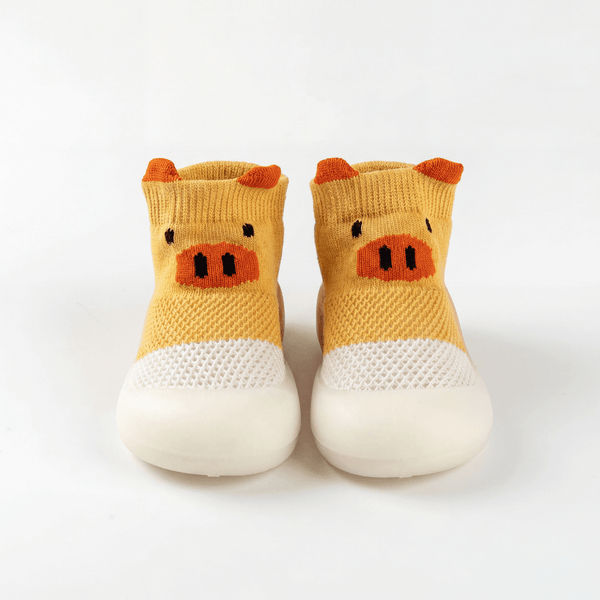 Honey Bear Baby Booties | 9-12 Months