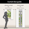 Blackout Panel Digital Printed Pack Of 2 Curtain, Turquoise