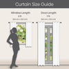 Polyester Printed Blackout Window Curtains Petal Poetry, Multi
