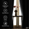 Poly Cotton JacquardCurtains Olive Grove, Olive