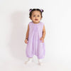 Lilac Cloud Cotton Baby Romper- Lilac