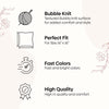 Knitted Decorative Bubble knit Cushion Cover, Ivory