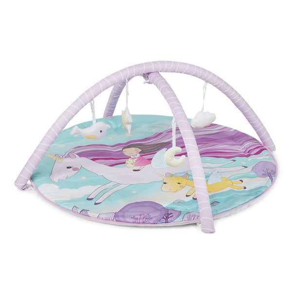 Unicorn Baby Activity Gym with set of 4 rattles