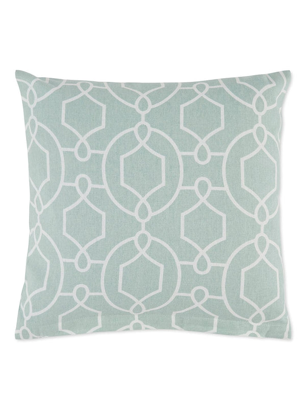Aqua Angles Cushion Cover, Blue