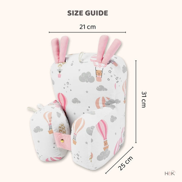 Tiny Journeys 100% Cotton Pram Pillow cum Baby Seat 6-9 months