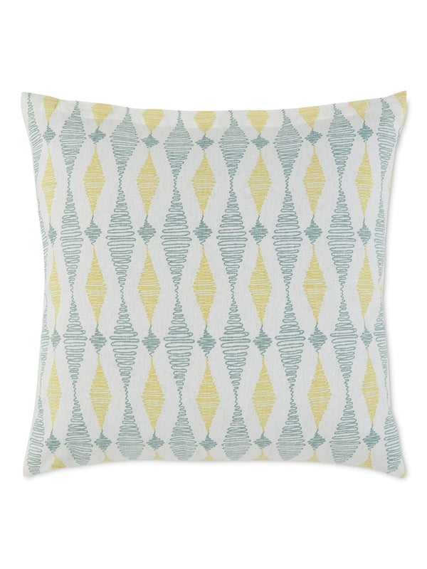 Prism Pattern Cushion Cover, Blue & Grey