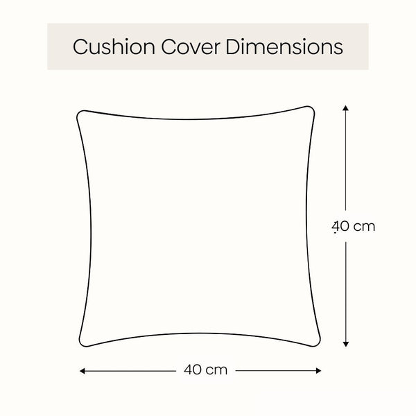 Ochre Spire Embroidered Cushion Cover Pack of 1,Mustard