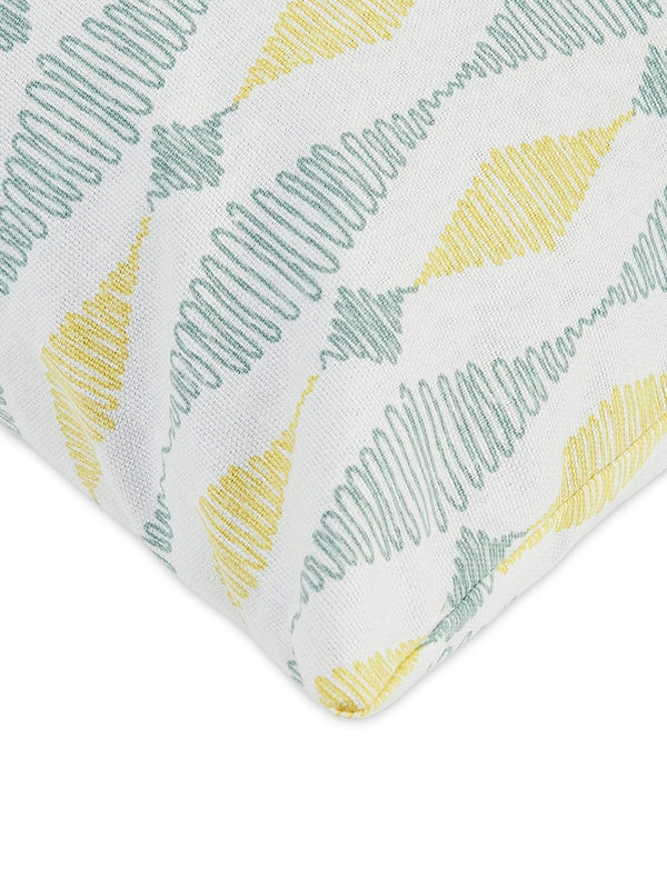 Prism Pattern Cushion Cover, Blue & Grey