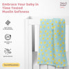 Wildlife wonder Collection 100% Cotton Muslin Swaddle Pack Of 3
