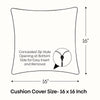 Knitted Decorative Bubble knit Cushion Cover, Ivory