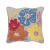Embroidered Decorative Cushion Cover, Bold Floral