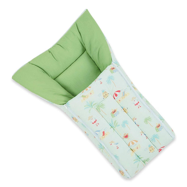 Sunny Citrus Splash 100% Cotton Carrier Nest cum sleeping bag 0 - 3 Months Lightweight