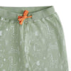 100% Cotton Full Length Boy Joggers, Green