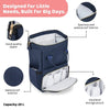 Navy Chic Diaper Bag Backpack (Capacity - 20L)