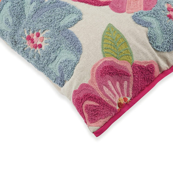 Embroidered Decorative Cushion Cover, Bold Sham