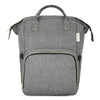 Grey Chic Diaper Bag Backpack (Capacity - 20L)