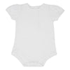 Girl Onesie Dress, Blue-White 0-12 Months