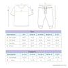 100% Cotton Half Sleeve Boy Lounge Sets, Blue-White