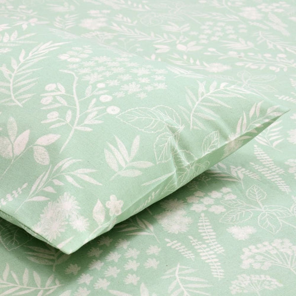 Silver Meadow Bloom Single Flat Size Bedsheet, 186 TC