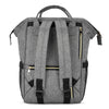 Grey Chic Diaper Bag Backpack (Capacity - 20L)