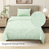 Silver Meadow Bloom Single Flat Size Bedsheet, 186 TC