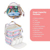 Unicorn, Art on Canvas - Chic Diaper Bag Backpack for New Moms