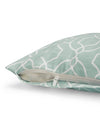 Aqua Angles Cushion Cover, Blue