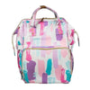 Color Splash, Art on Canvas - Chic Diaper Bag Backpack for New Moms
