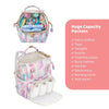 Color Splash, Art on Canvas - Chic Diaper Bag Backpack for New Moms