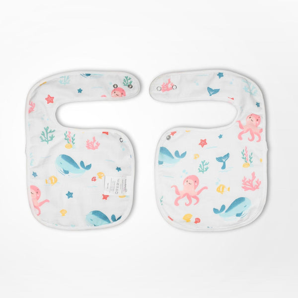Tropical twist 100% Cotton pack of 6 feeding essential 0 - 3 Months