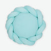 Knitted Shape Pillow - Sky Blue