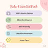 Vitamin Sea 100% Cotton Baby Essentials pack 0-4 Months