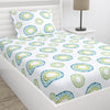 Radiant Circles 100% Cotton King Bedsheet, 144 TC