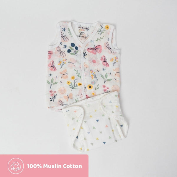 Breeze Baby Vests and nappies Pack of 3 sets - Blooming child