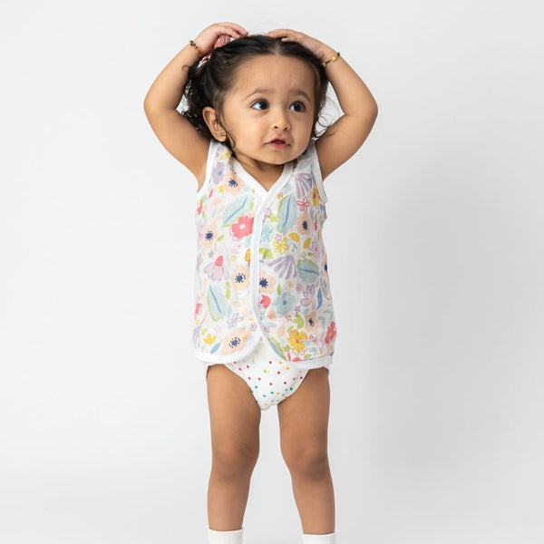 Breeze Baby Vests and nappies Pack of 3 sets - Blooming child