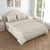 Emrald Super Soft Microfiber Set of 4- Bed In A Bag, Ivory