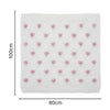 Bubblegum Pom Pom 100% cotton knitted Summer AC blanket 0 - 3 years
