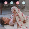 Bubblegum Pom Pom 100% cotton knitted Summer AC blanket 0 - 3 years