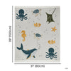 Sea Pals Knitted Summer/AC blanket