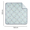 Spacewalk 100% Cotton Muslin Reversible Blanket for New Born Baby| 0-2 Years